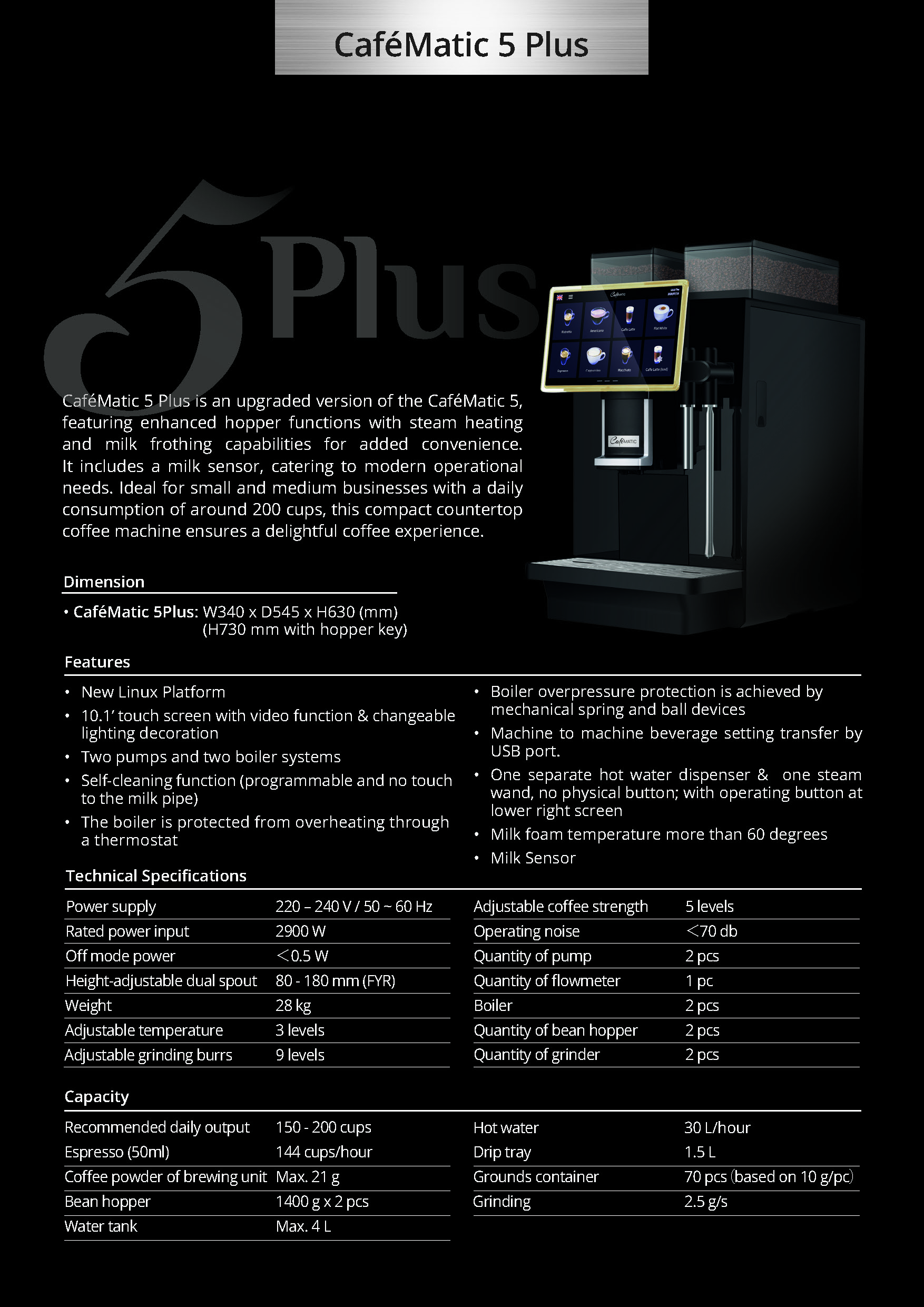 Cafematic 5 Plus